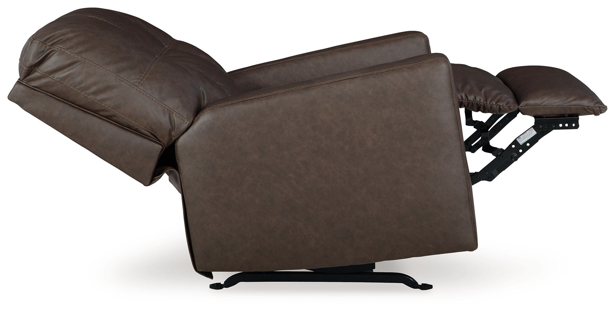Barlin Mills Umber Rocker Recliner Chair - Faux Leather Living Room Furniture for Relaxing & Lounging