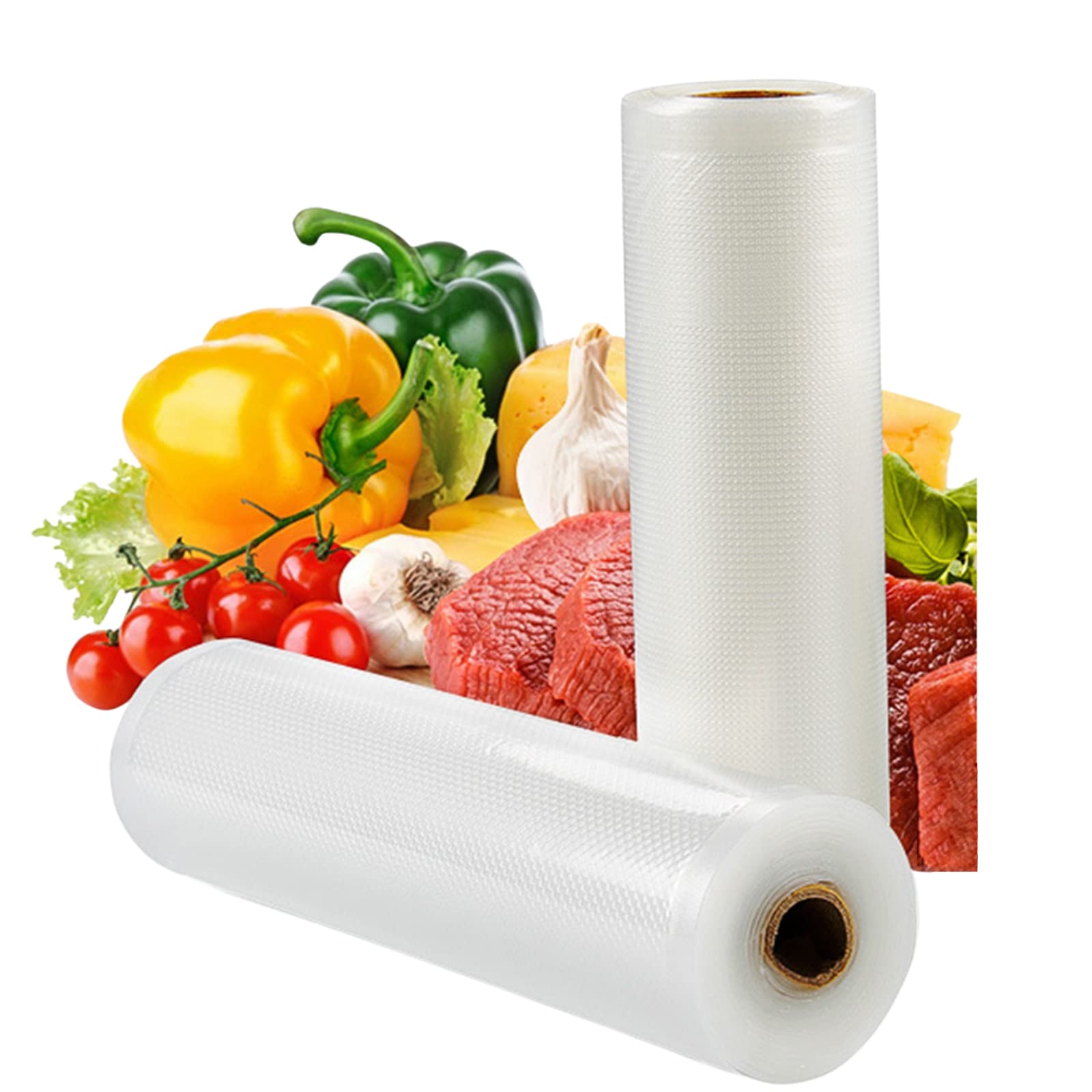 Premium Vacuum Sealer Bags Rolls 2-Pack (6.7