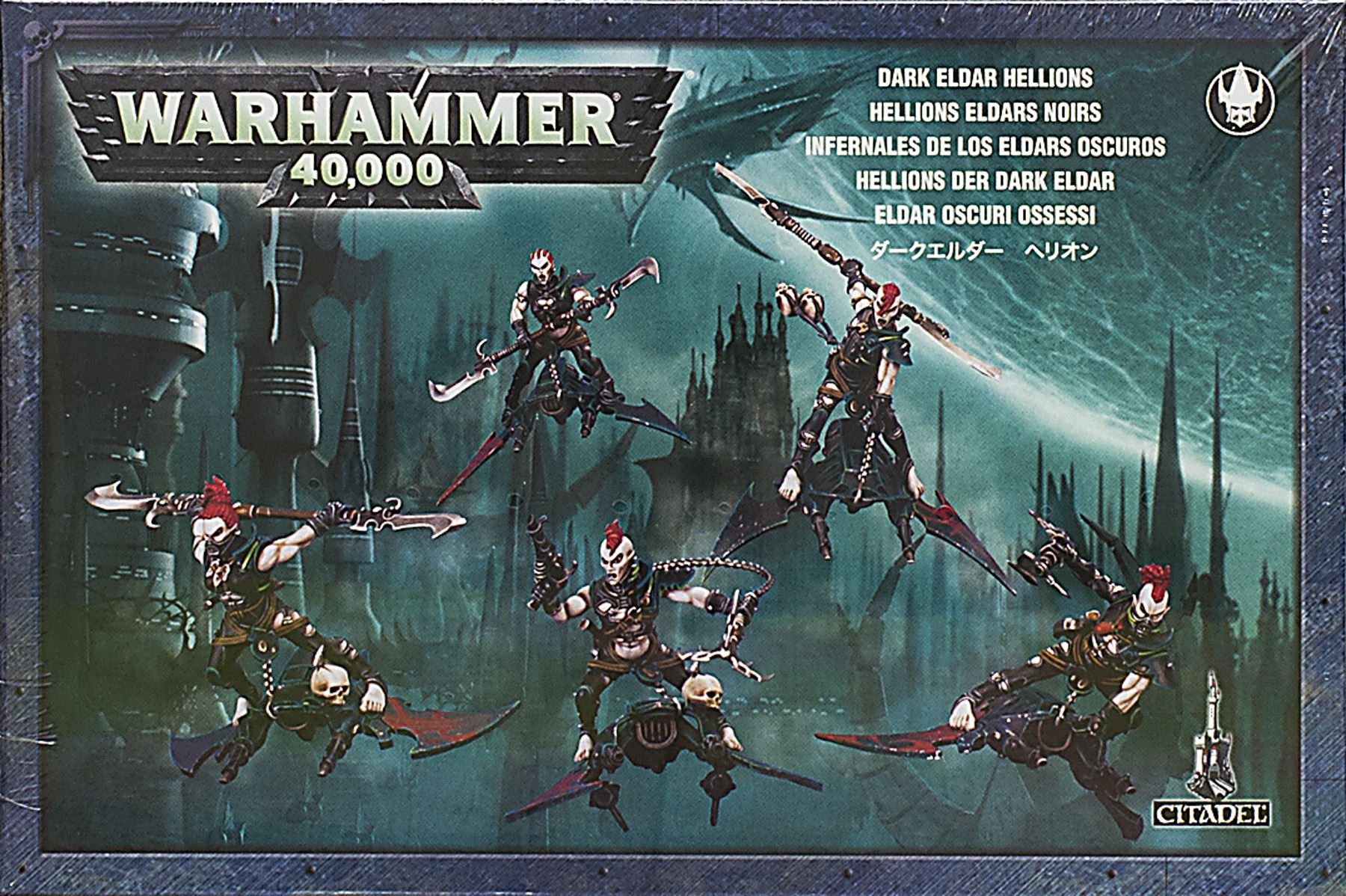 Games Workshop Dark Eldar Hellions Miniature Set - Warhammer 40K Tabletop Wargaming Models for Collectors & Painters - Perfect for Battles & Display