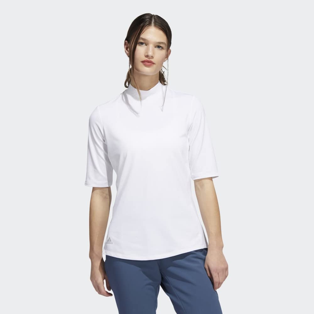 adidas Unisex Essentials Mock Polo Shirt for Men & Women - Comfortable Golf & Casual Wear, Moisture-Wicking Performance Top for Sports, Work & Outdoor Activities