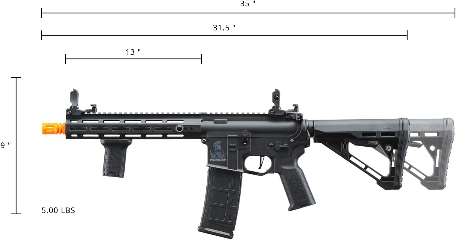 Lancer Tactical Gen 3 Programmable Trigger Hellion M4 Airsoft Rifle - 10