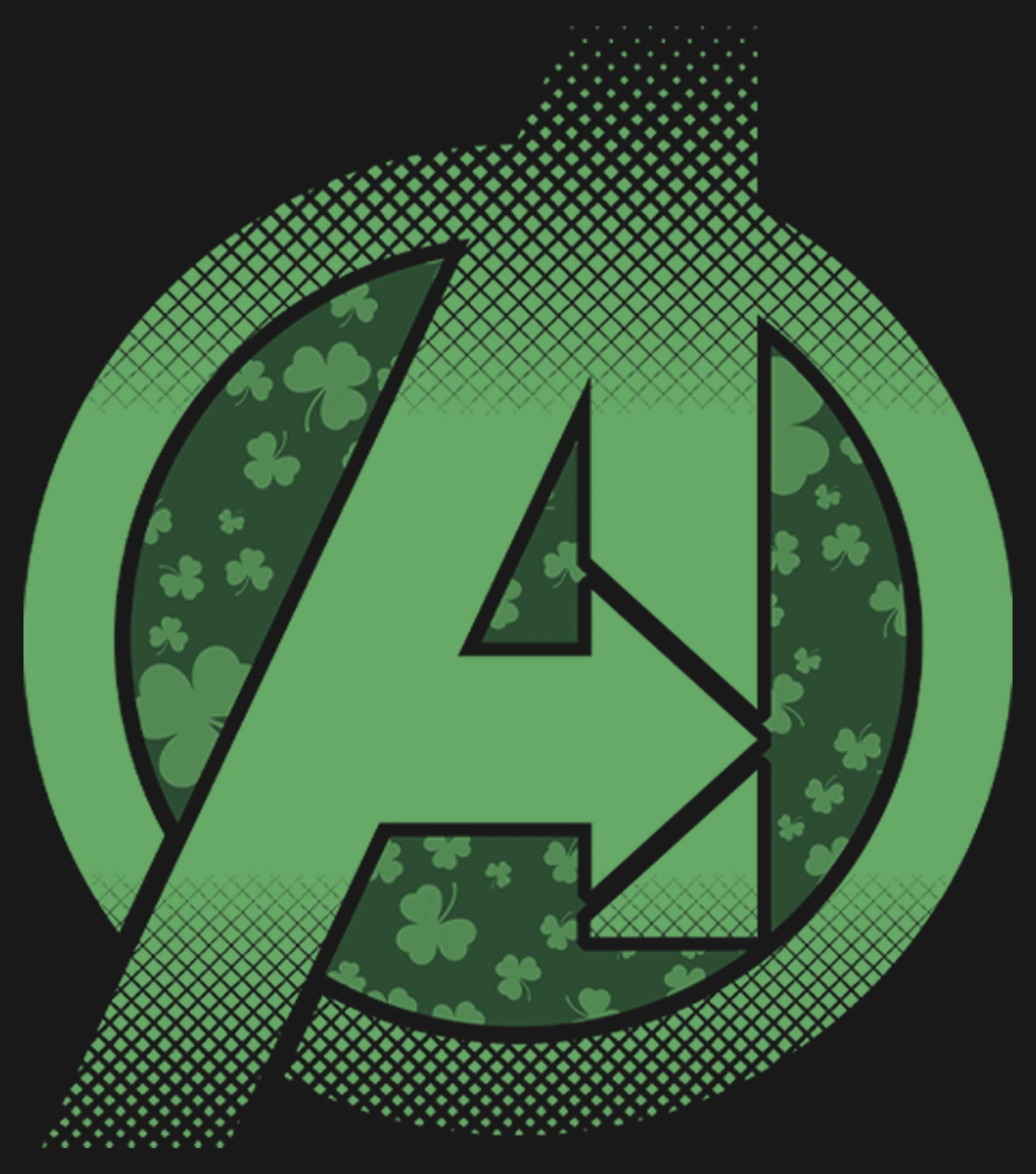 Marvel Avengers Classic Lucky Girl's Solid Crew T-Shirt | Superhero Graphic Tee for Kids | Perfect for Birthday Gifts, Cosplay & Everyday Wear
