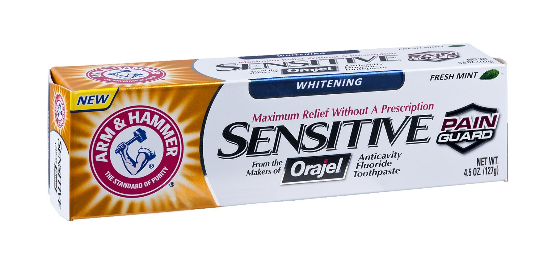 Arm & Hammer Sensitive Teeth & Gum Toothpaste - Refreshing Mint Flavor, 4.5 oz (24 Pack) | Gentle Care for Sensitive Teeth & Gums, Fresh Breath | Ideal for Daily Oral Care & Travel