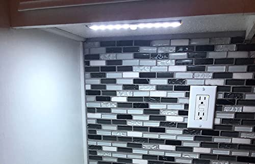 Motion Sensor LED Closet Lights (3 Pack) - Wireless Stick-On Magnetic Under Cabinet Lighting for Kitchen, Pantry, Stairs, Wardrobe & Bar - Perfect for Dark Spaces & Hands-Free Illumination