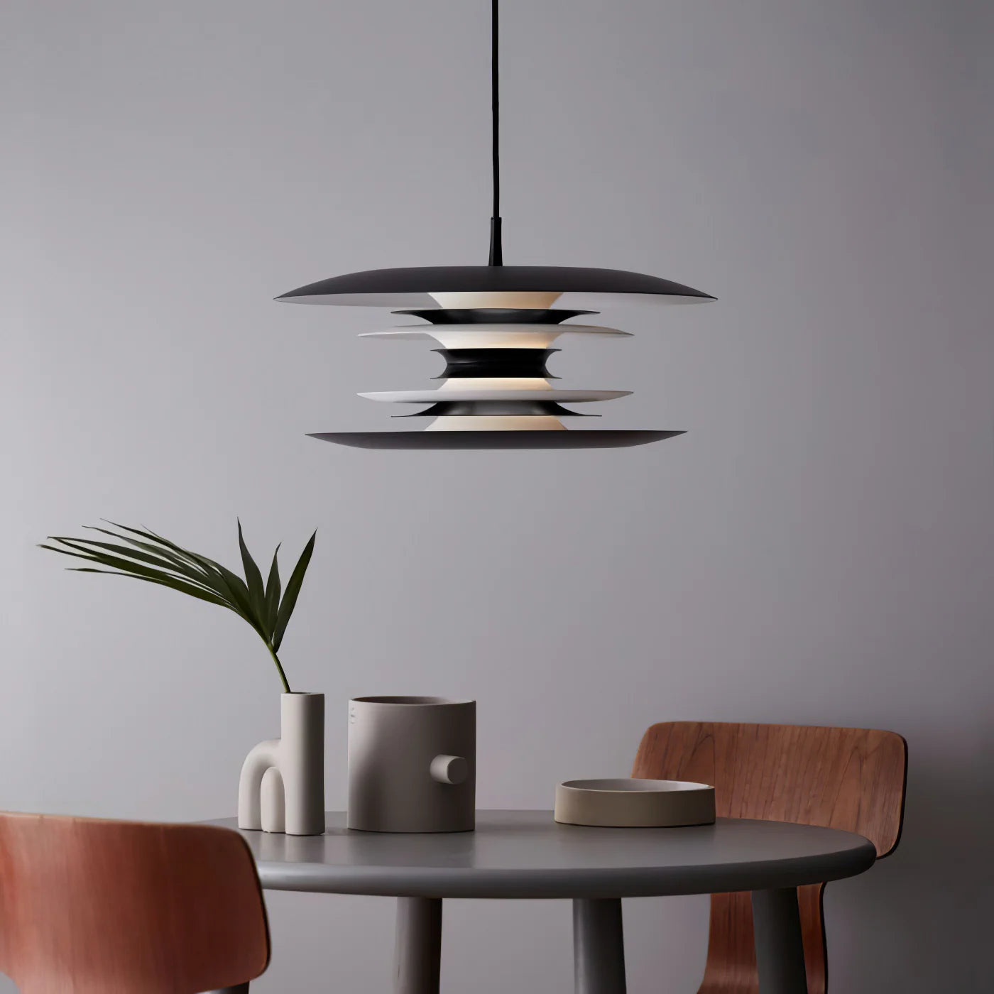 Reedie Pendant Lamp - Modern Handwoven Rattan Hanging Light Fixture for Dining Room, Kitchen Island & Bedroom Decor