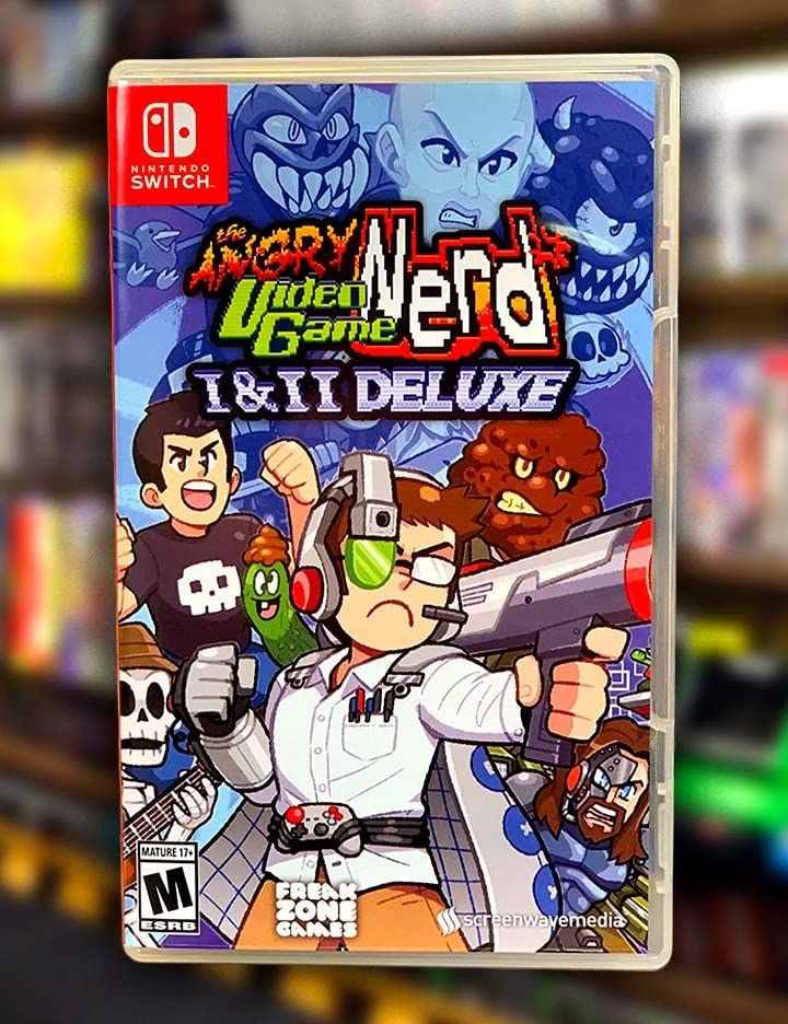 Angry Video Game Nerd I & II Deluxe Edition for Nintendo Switch - Retro Gaming Collection, Classic Game Reviews - Perfect for Nostalgic Gamers & Collectors