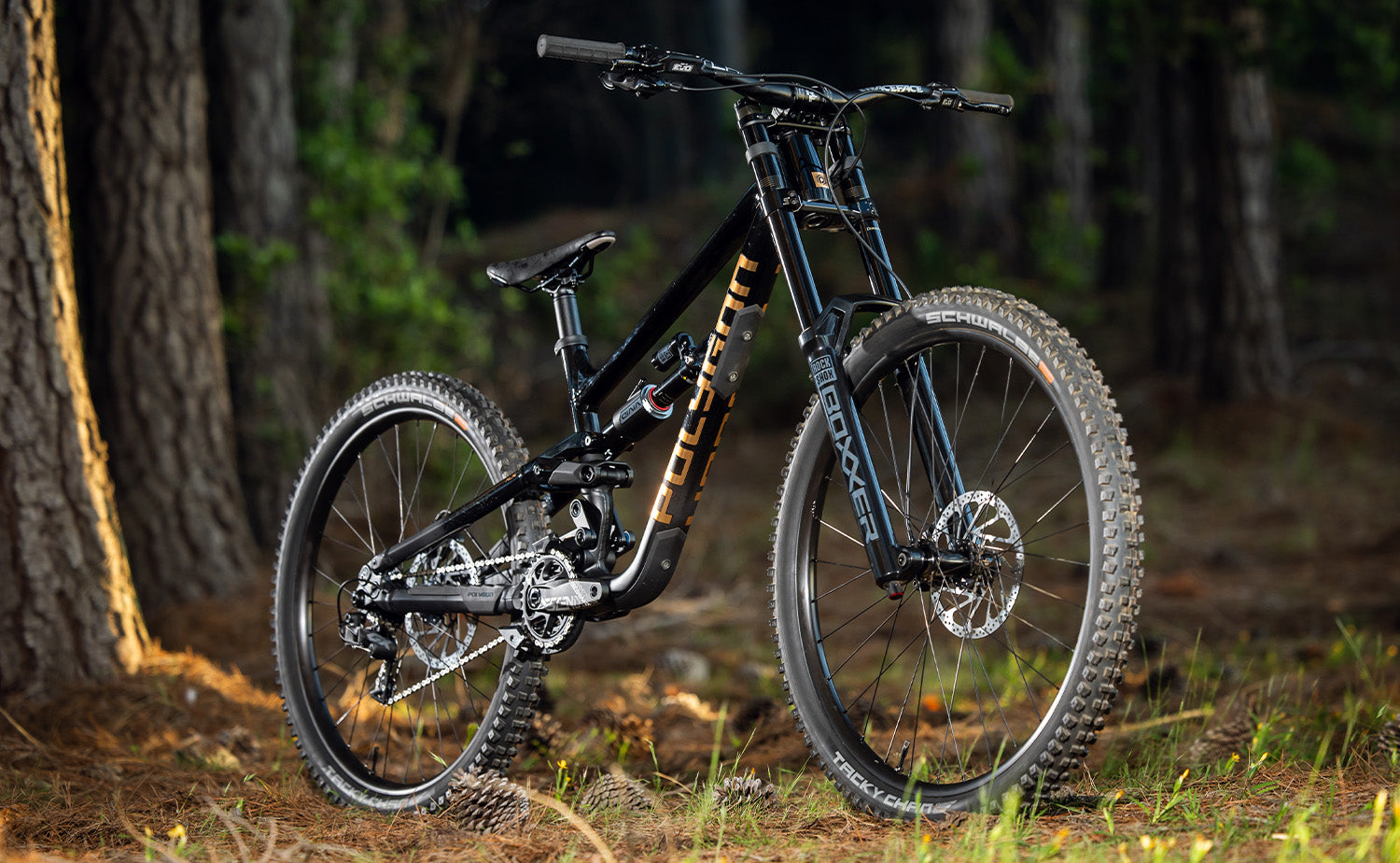 Polygon Collosus DH7 Downhill Mountain Bike - Full Suspension MTB for Extreme Trails & Off-Road Cycling Adventures