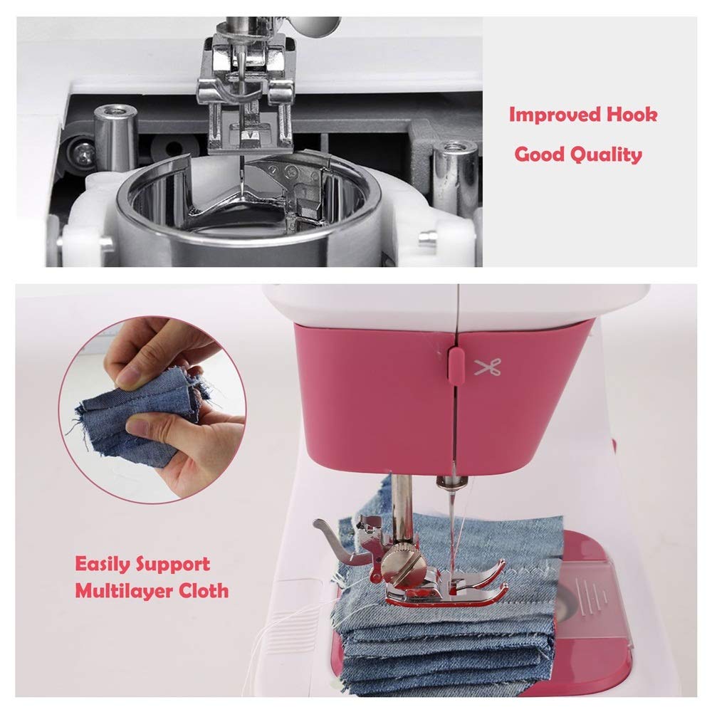 LadyQ 2020 Electric Mini Handheld Sewing Machine - Portable Stitch Tool for Quick Clothing Repairs, DIY Crafts & Home Use | Perfect for Emergency Fixes, Travel & Small Projects
