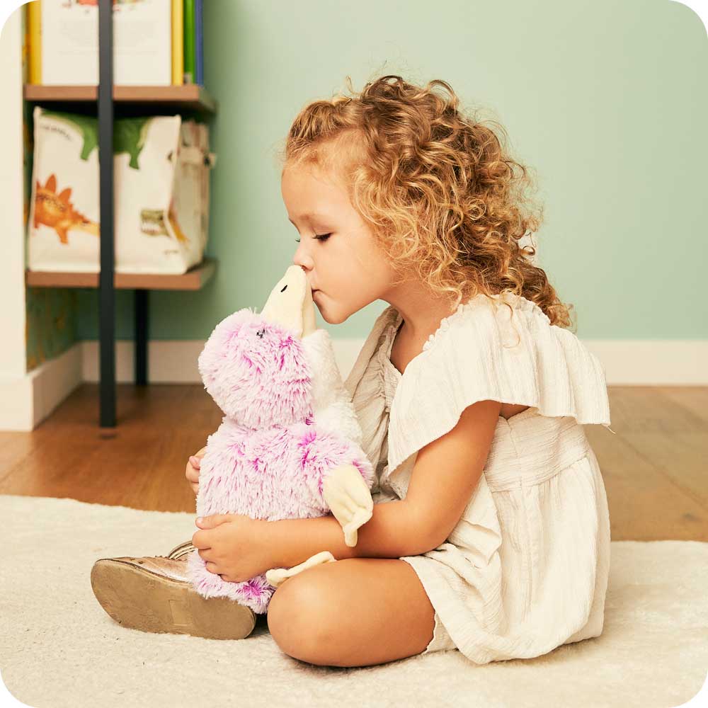 Platypus Warmies - Microwaveable Heating Plush Toy for Kids & Adults - Perfect for Stress Relief, Pain Relief, and Comfort - Ideal for Home, Office, and Travel Use