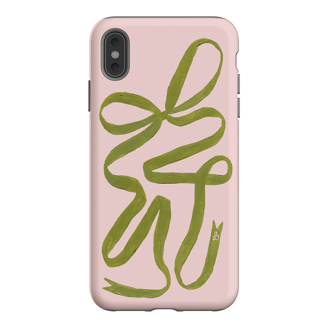 Stylish Garden Ribbon Phone Case - Trendy Floral Design Protective Cover for iPhone & Samsung - Perfect for Outdoor Picnics, Weddings & Spring Activities