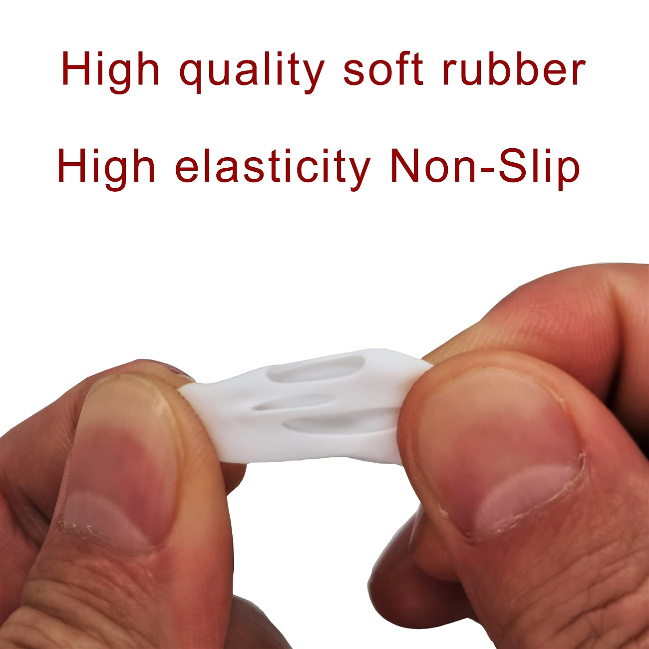 Soft Silicone Earbud Tips for Galaxy Buds Live - Secure Fit & Non-Slip - 2 Pairs White - Perfect for Workouts & Travel