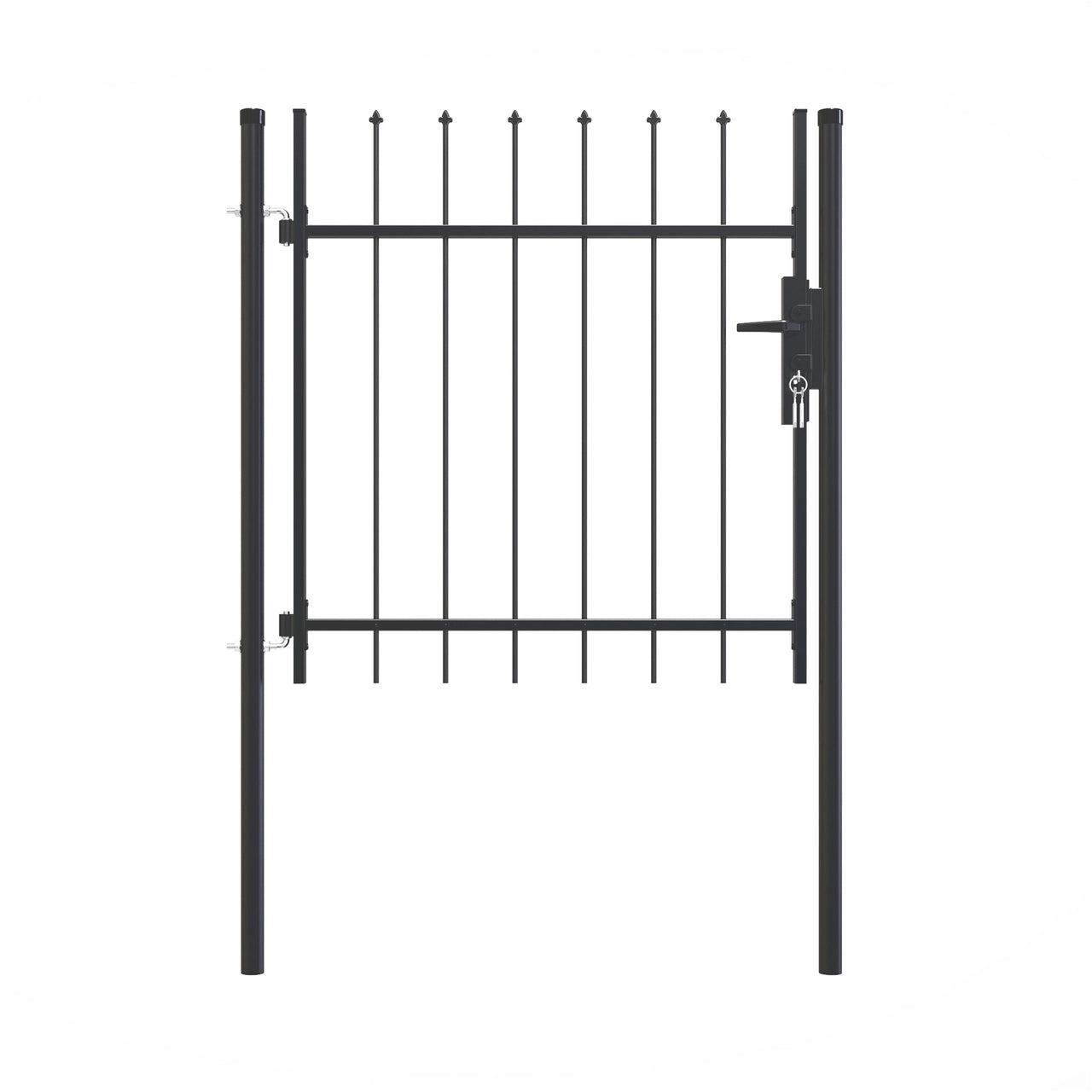 Aleko DIY Steel Pedestrian Gate Kit - ATHENS Style 3x5 Feet - Durable & Easy Installation for Backyard, Garden, and Driveway Security