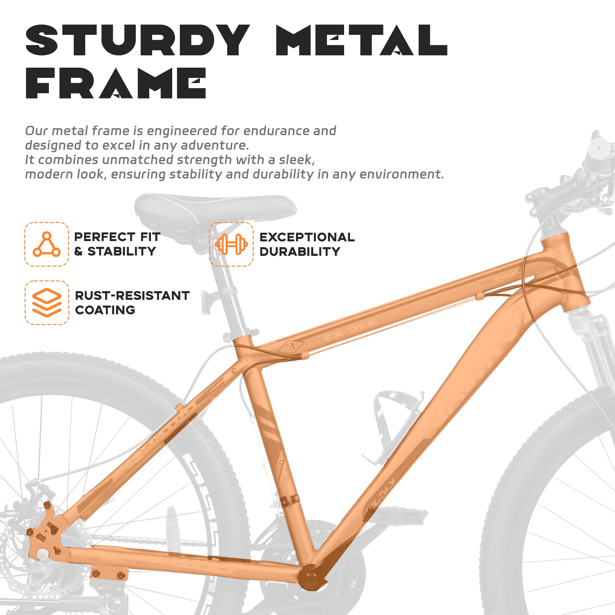 26 Inch Mountain Bike for Adults - Lightweight Aluminum Frame, 21-Speed Gears with Dual Disc Brakes & Lock-Out Suspension Fork - Men's & Women's All-Terrain Bicycle for Trail Riding, Commuting and Outdoor Adventures