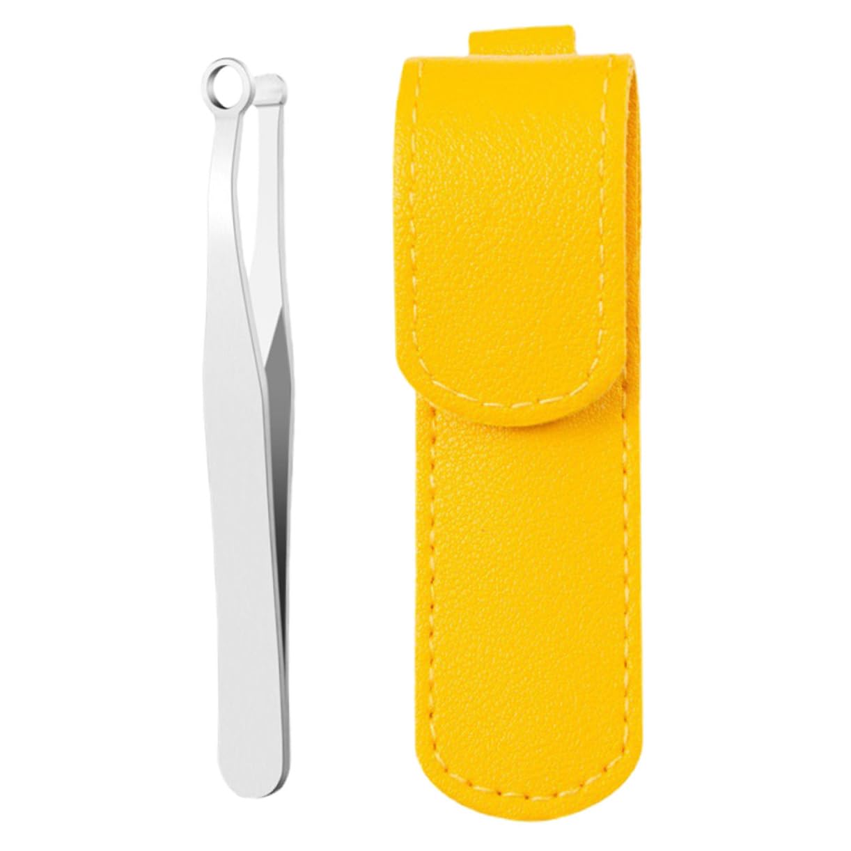 Premium Stainless Steel Nose Hair Trimmer - Round Head Design for Safe & Painless Grooming | Portable Nasal Hair Clipper for Men | Perfect for Travel, Home & Office Use