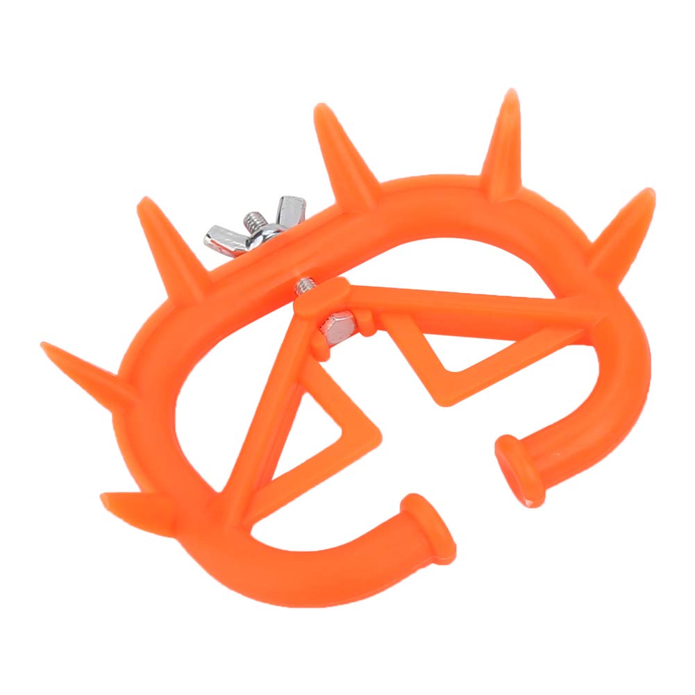 5PCS Plastic Calf Weaning Nose Rings - Anti-Suckling Spiked Nose Pads for Calves - Durable Livestock Weaning Equipment for Dairy Farms & Cattle Rearing (Prevents Milk Suckling & Encourages Grass Feeding)