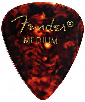 Fender Original 351 Classic Celluloid Medium Guitar Picks - Shell (Pack of 12) | Perfect for Acoustic & Electric Guitar Playing, Strumming & Lead Solos