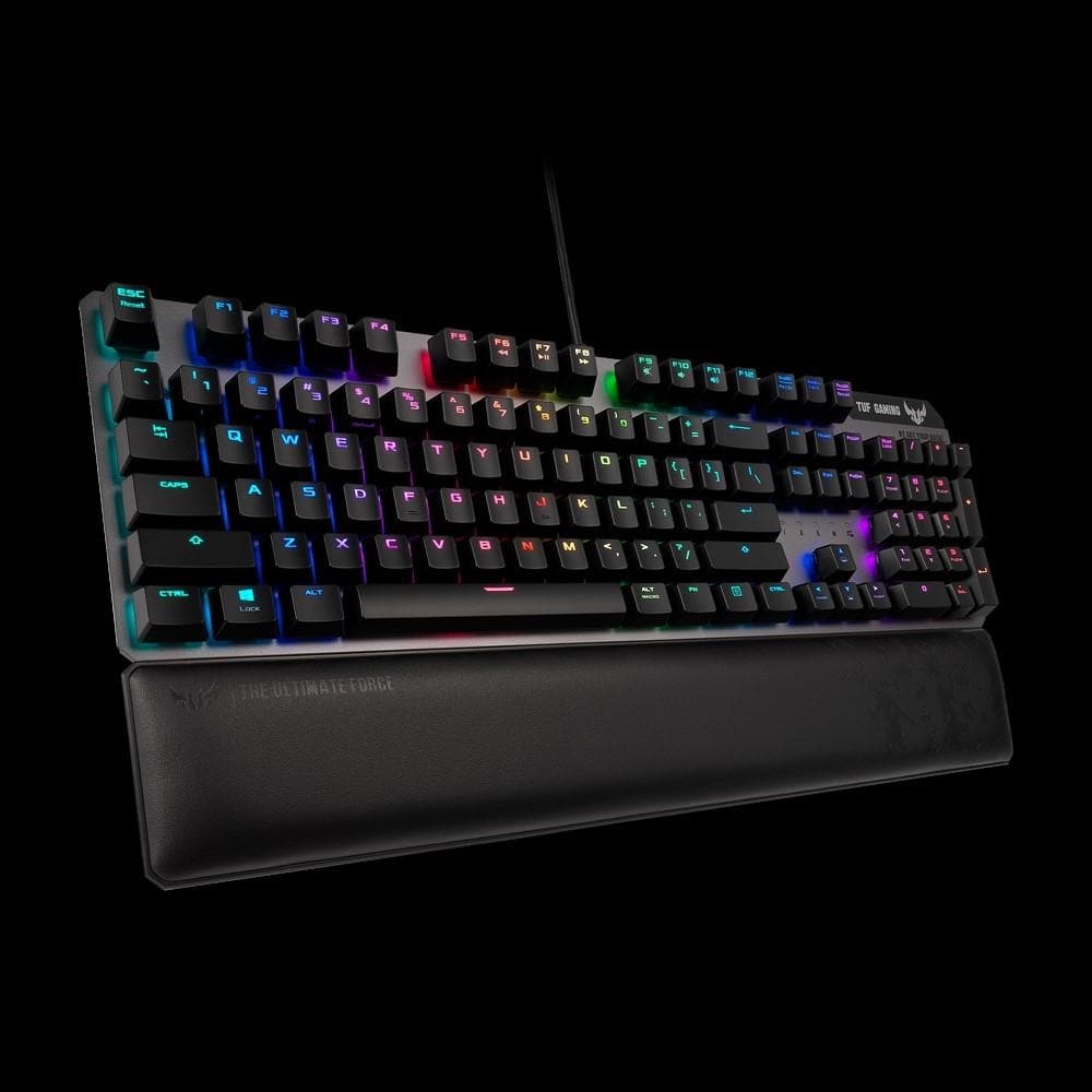 ASUS TUF Gaming K7 Mechanical RGB Keyboard - Tactile Optical Switches, 2-Year Warranty - Perfect for PC Gaming, Esports & Office Work