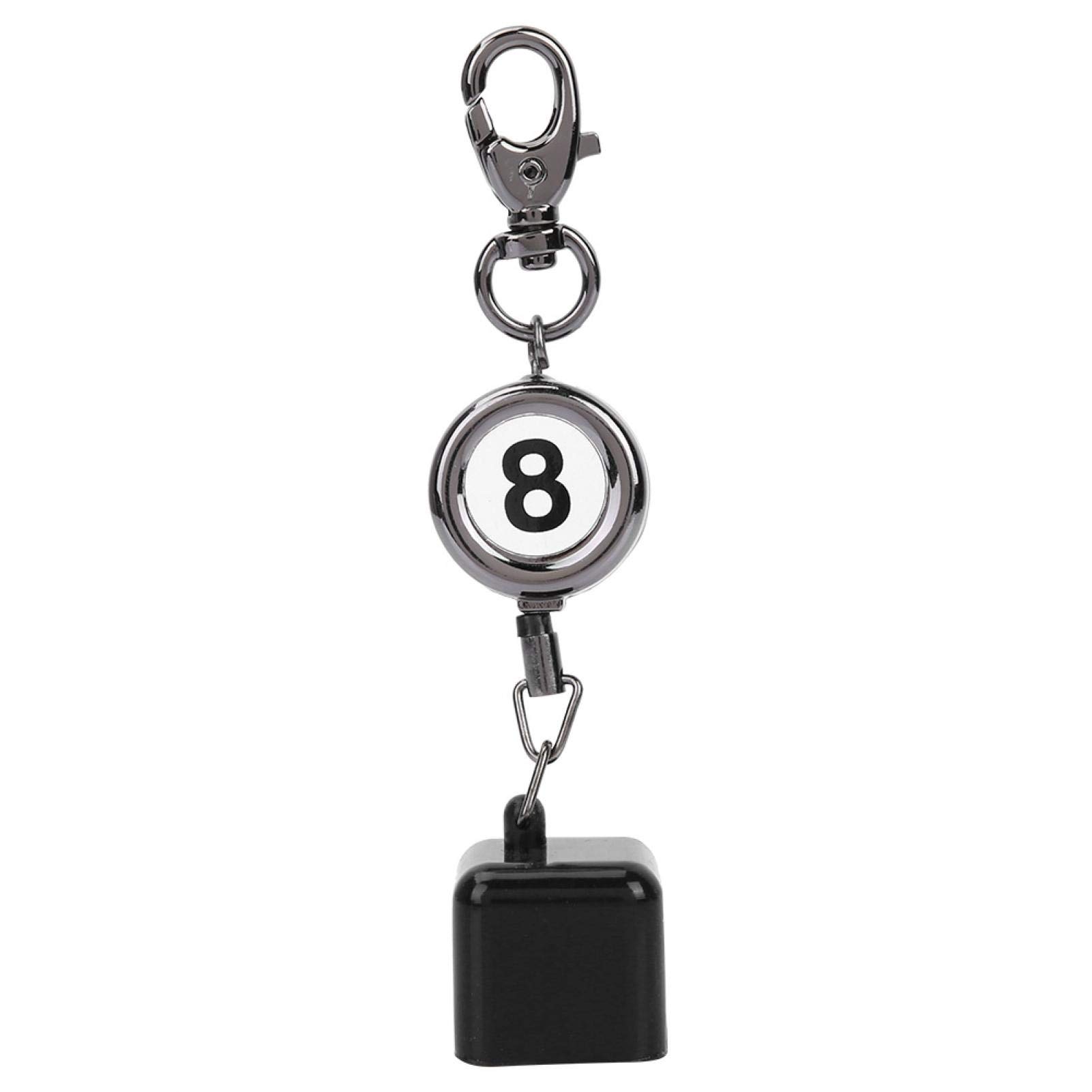 Premium Retractable Snooker Pool Cue Chalk Holder - Durable Metal & Rubber Design for Billiards Players | Perfect for Professional Pool Games & Home Recreation