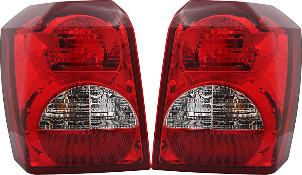 2007 Dodge Caliber Tail Lights Replacement Set - Left & Right Side Lamps - Perfect for Night Driving and Enhanced Vehicle Safety