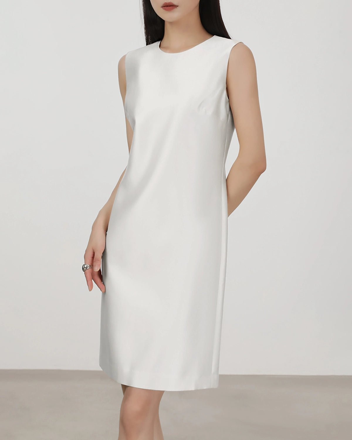 40 Momme Sleeveless Silk Straight Dress for Women - Elegant Summer Formal & Casual Wear - Perfect for Weddings, Parties & Office