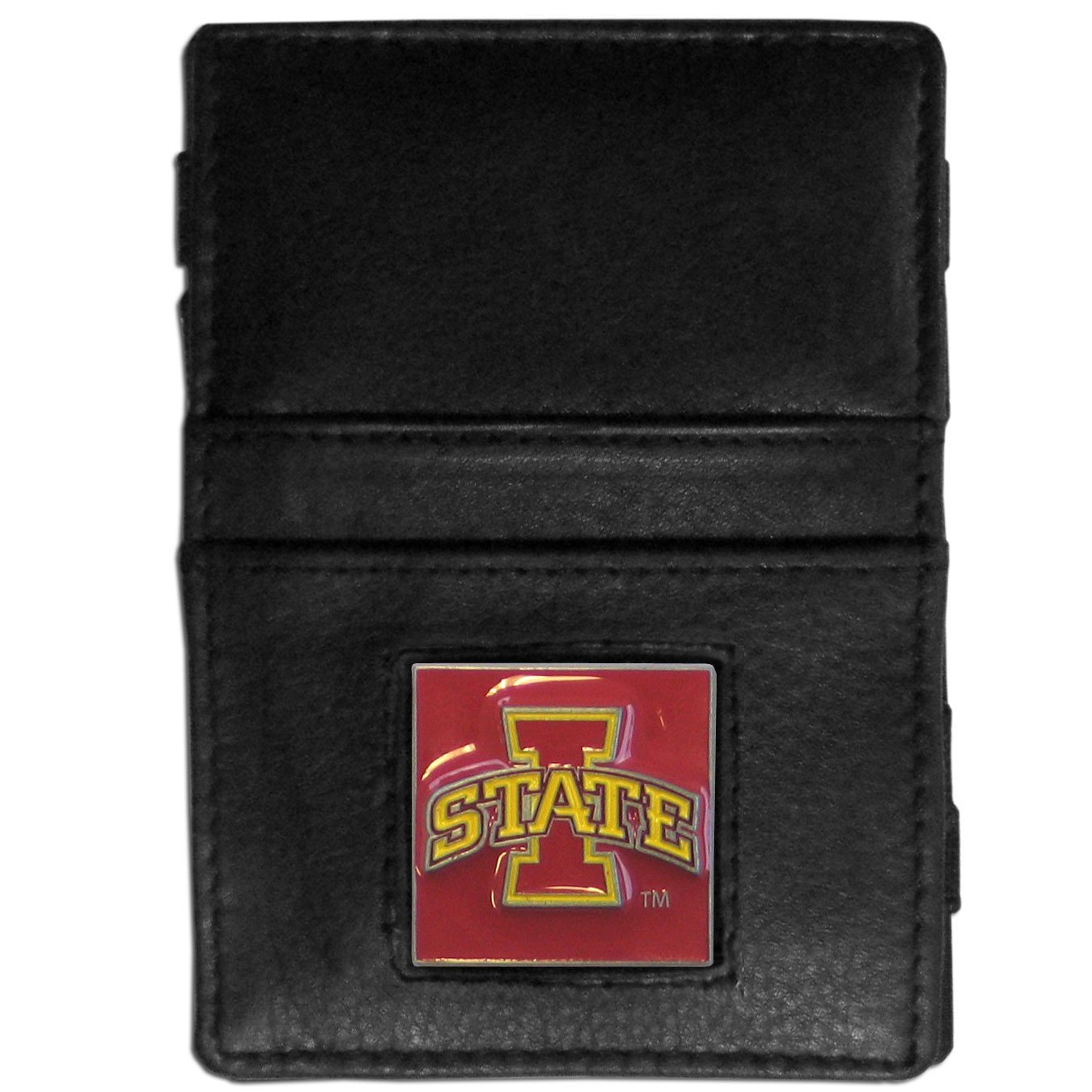 Siskiyou Sports NCAA Leather Jacob's Ladder Wallet - Slim Bifold Wallet for Men with ID Window & Card Slots - Perfect for College Football Fans & Everyday Carry