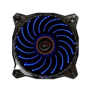 LEPA 120mm x 120mm x 25mm Casino Blue LED Case Fan with PWM Control - High Airflow PC Cooling Fan for Gaming PC, Computer Case & CPU Cooler (LPVC1C12P BL)