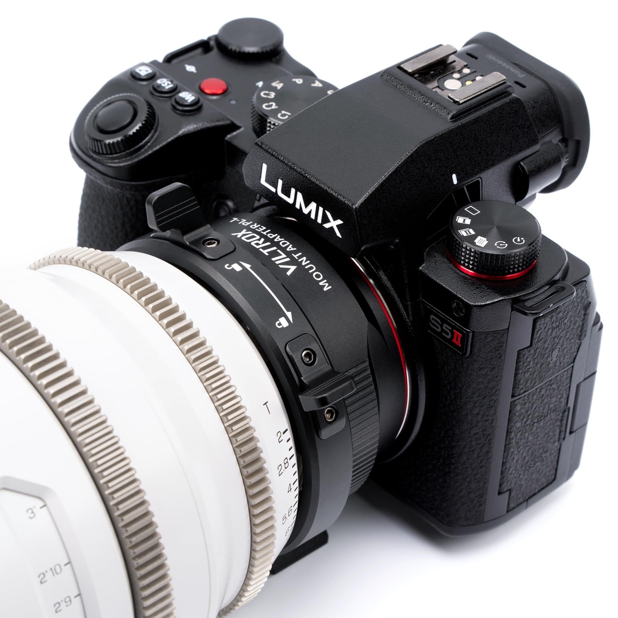 VILTROX PL-L Auto Focus Lens Mount Adapter Ring - Compatible with PL Lens to L Mount Cameras (SL, SL2, S1, S1R, S1H, fp) - Manual Infinity Focus - Perfect for Professional Photography & Videography