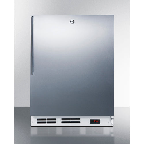 Accucold 24-Inch Wide ADA Compliant Built-In All Freezer - VT65ML7BISSHVADA | Perfect for Restaurants, Commercial Kitchens & ADA Accessible Spaces