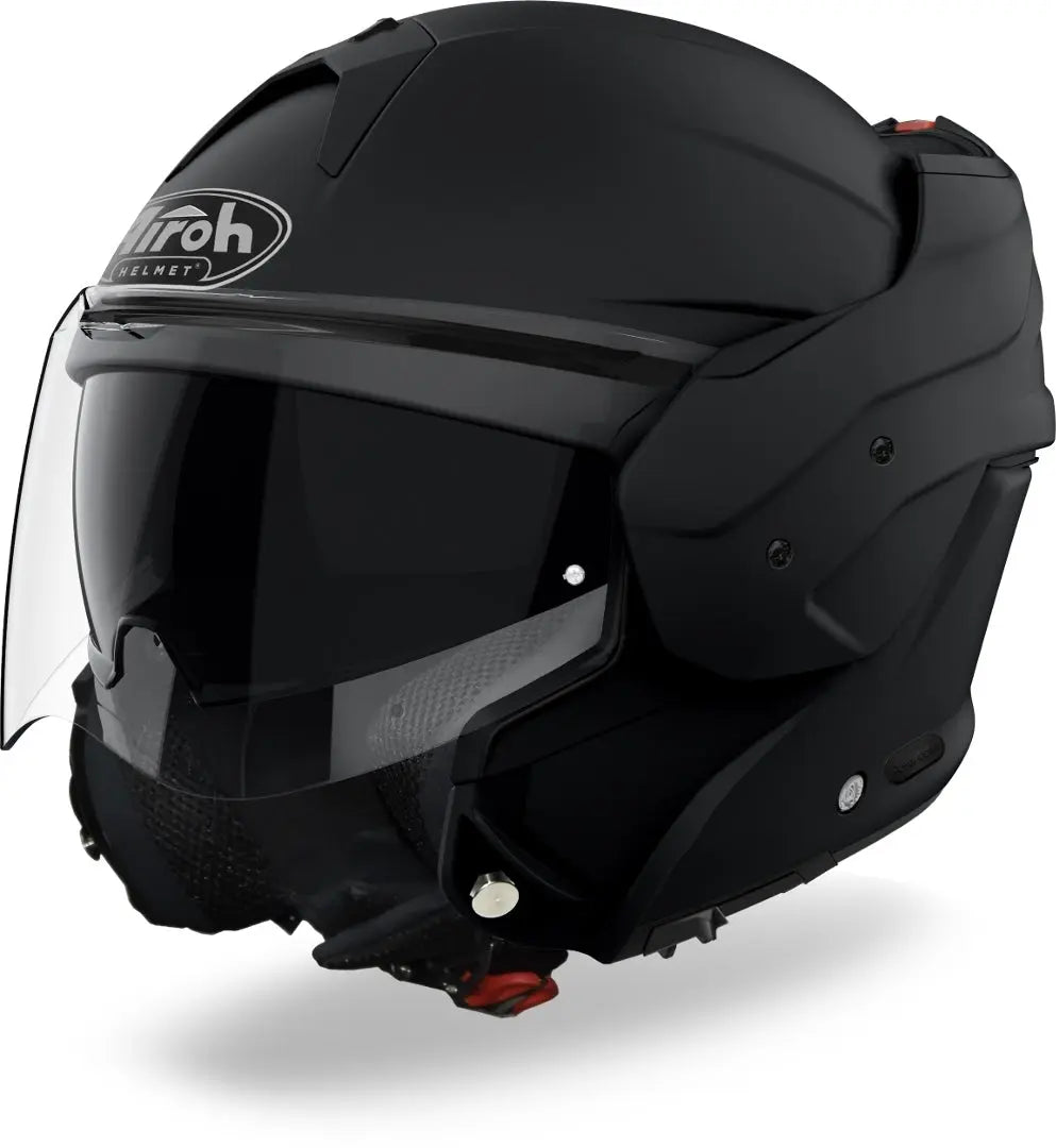Airoh Mathisse Matt Black Motorcycle Helmet - Lightweight, DOT Approved for Safety - Perfect for Street Riding & Urban Commuting