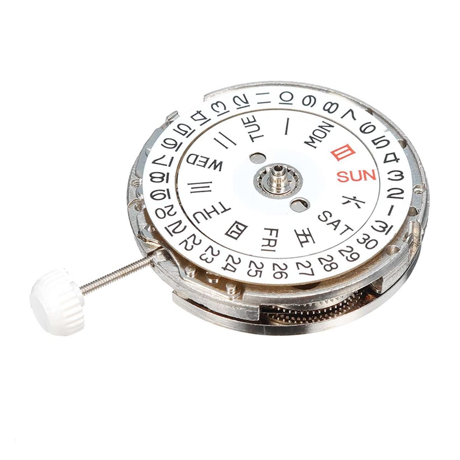 ARSMI Silver Mechanical Automatic Watch Movement Replacement - Compatible with MIYOTA 8205 Watches, Calendar Display, Watch Repair Parts & Tools | Perfect for Watchmakers, DIY Enthusiasts, and Timepiece Restoration Projects