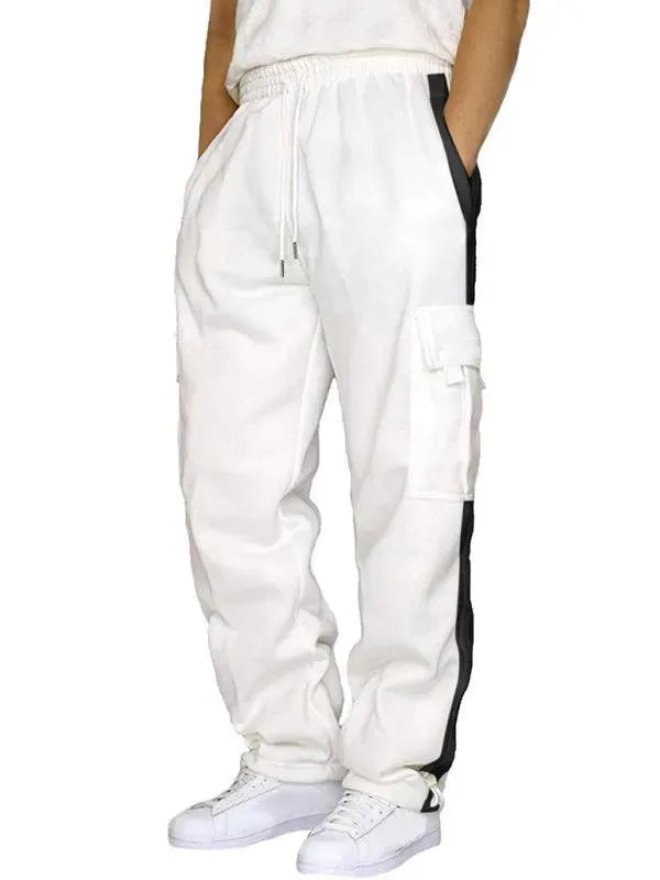 Men's Loose Fit Cargo Sweatpants - Comfortable Casual Joggers for Outdoor, Gym & Lounge Wear