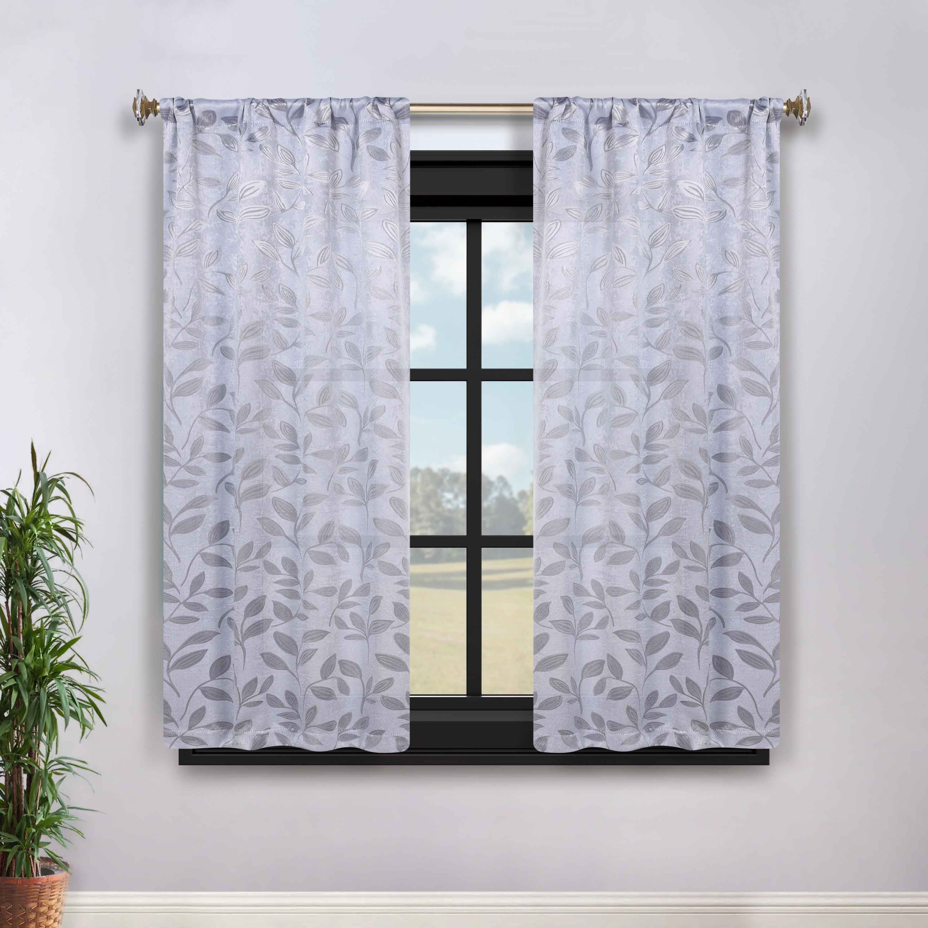 Blackout Curtains with Rod Pocket - Set of 2 Panels for Complete Room Darkening | Perfect for Bedrooms, Nurseries & Home Theater Light Blocking
