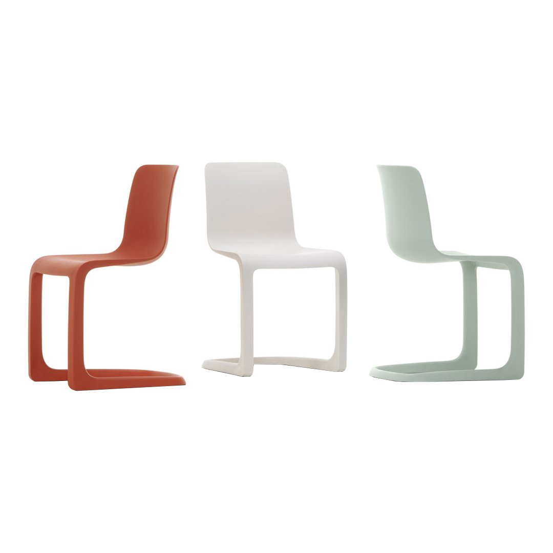 Vitra Evo C Chair by Jasper Morrison - Modern Ergonomic Dining Chair for Home & Office Use