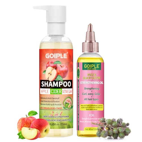 shampoo&castor oil-2pcs