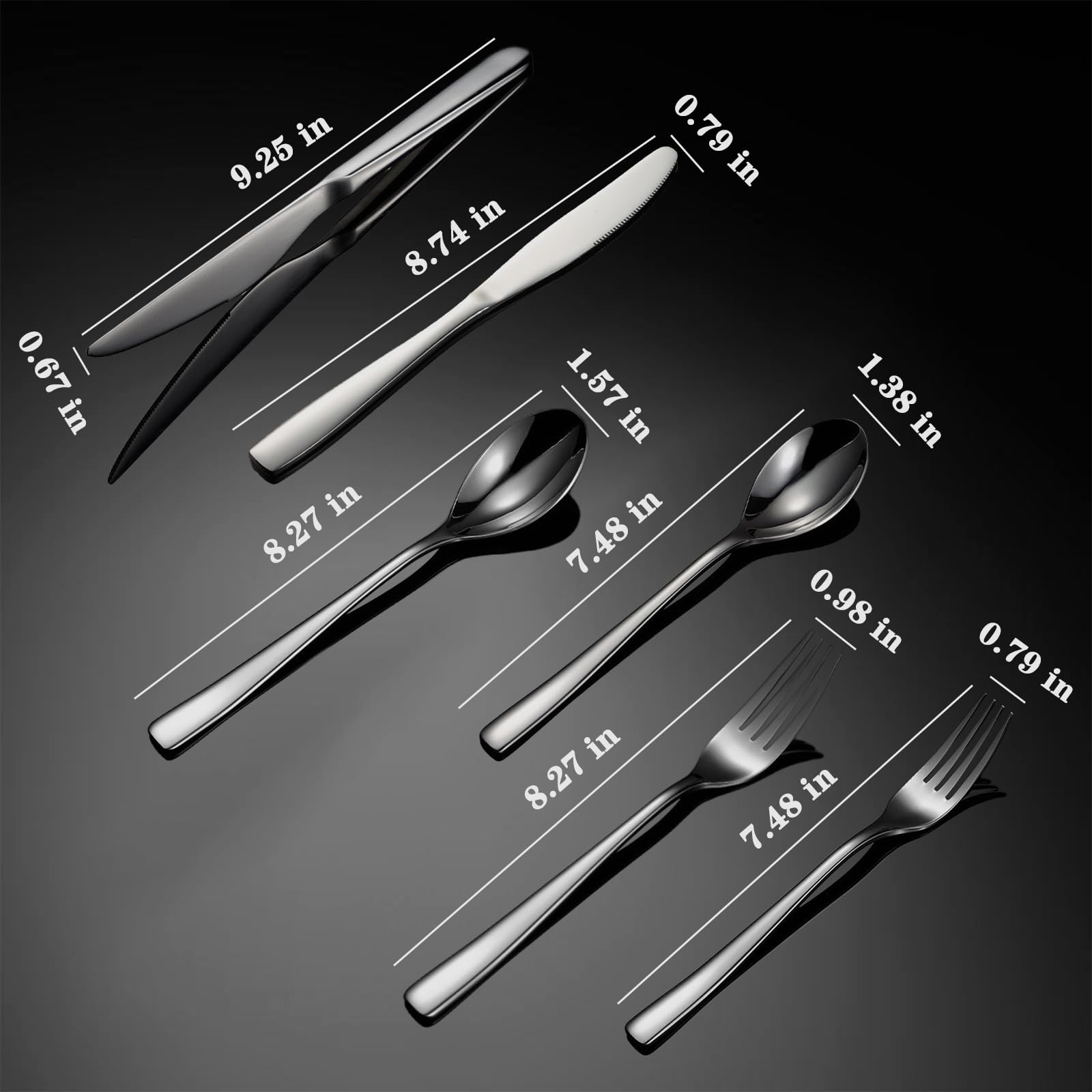 30-Piece Stainless Steel Flatware Set - Elegant Luxury Silverware for 6 People - Dishwasher Safe Cutlery Set for Dining, Parties & Everyday Use