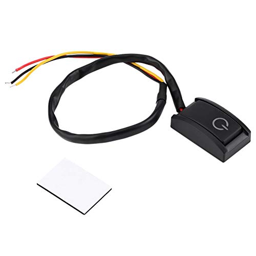 KIMISS 12V DC 200mA Sticky Button Switch - ON/Off Adhesive Car DIY Switch for Automotive, Home Appliances & Electronics Projects - Perfect for Dashboard Controls, DIY Modifications and Small Electrical Devices