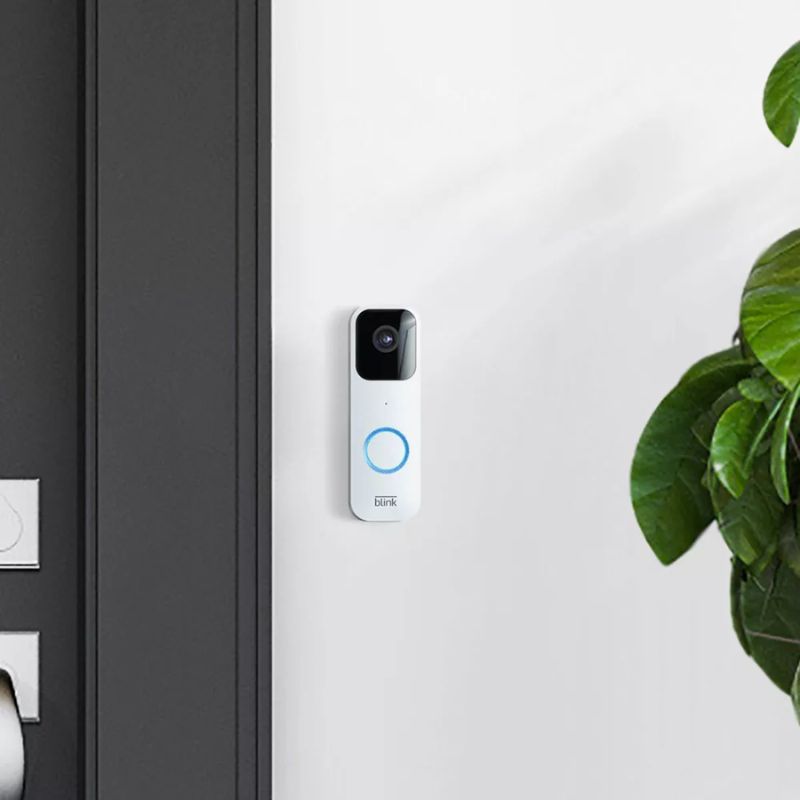 Blink Video Doorbell with Alexa Compatibility - White | Wireless Smart Security Camera for Home & Front Door Monitoring