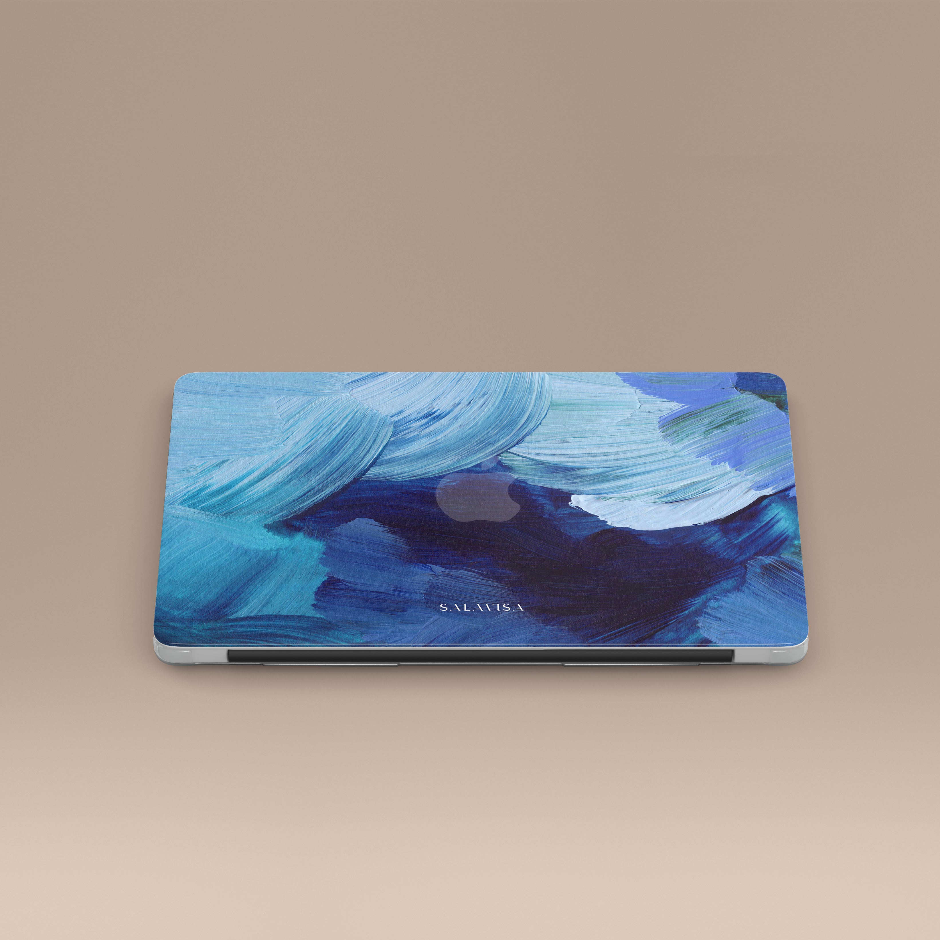 Durable Blue Protective Case for MacBook - Shockproof & Scratch-Resistant Cover for MacBook Air/Pro - Perfect for Work, Travel & School