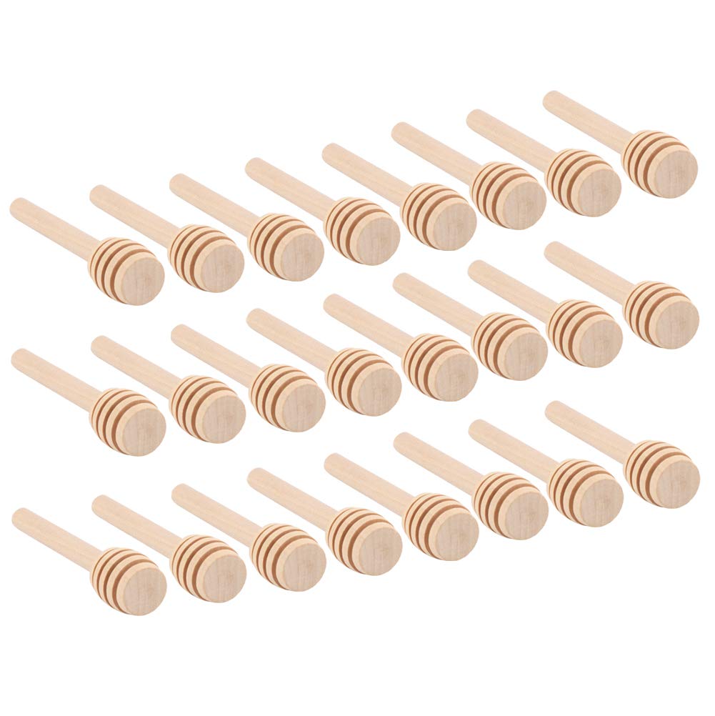 24PCS Wooden Honey Dipper Sticks - Kitchen & Party Gift