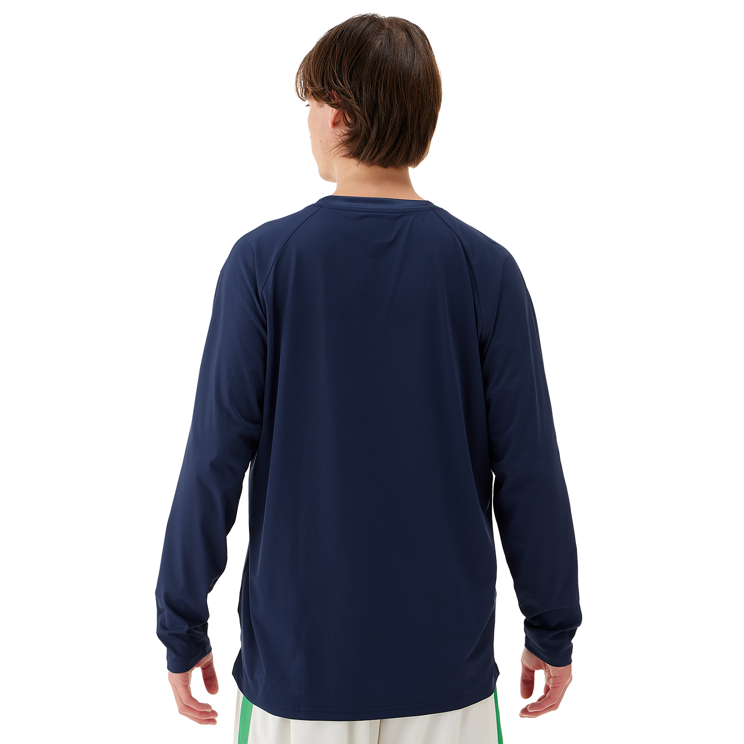 Yonex Long Sleeve Sports Shirt 16760EX - Dark Blue Men's Athletic Performance Top for Tennis, Badminton & Gym Workouts