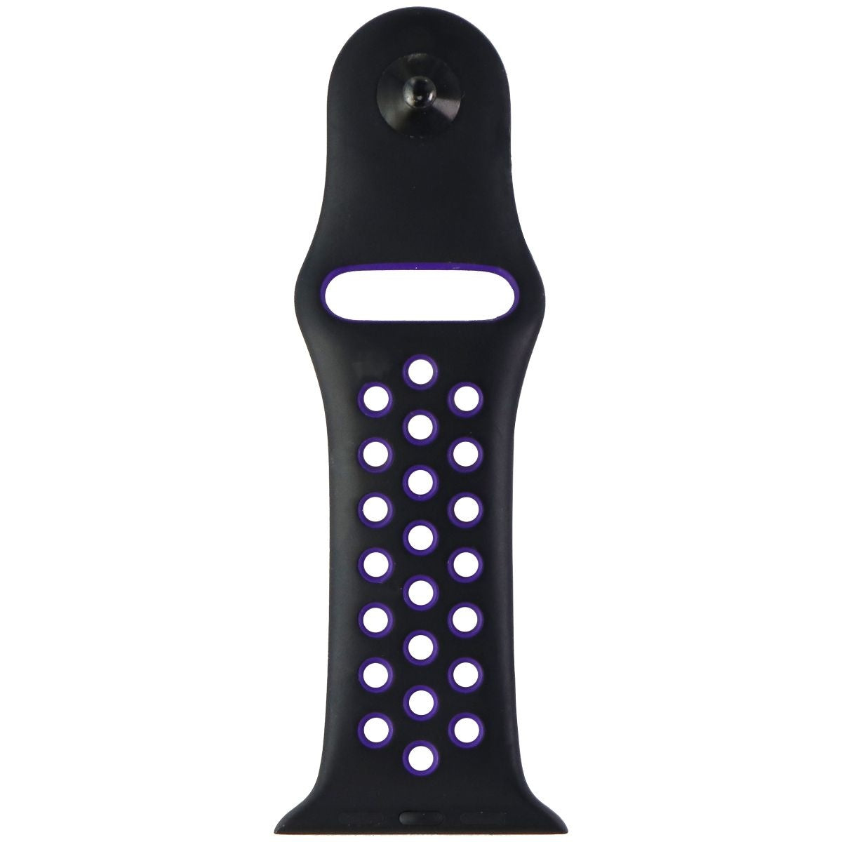Apple Watch 44mm Nike Sport Band - Premium Clasp Replacement for 42mm/44mm/45mm Models - Black & Hyper Grape Colors - Perfect for Running, Workouts & Active Lifestyles