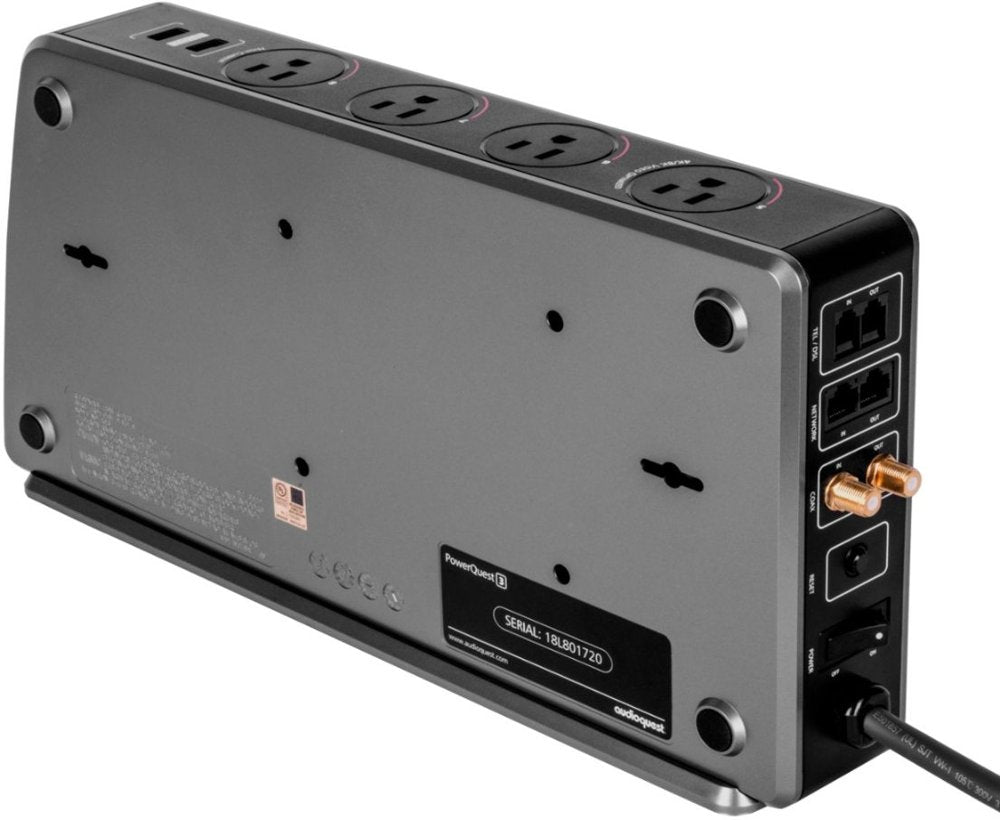 AudioQuest PQ3 Power Conditioner - Premium Noise Filter for Home & Studio Audio Systems | Perfect for Hi-Fi, Turntables & AV Equipment