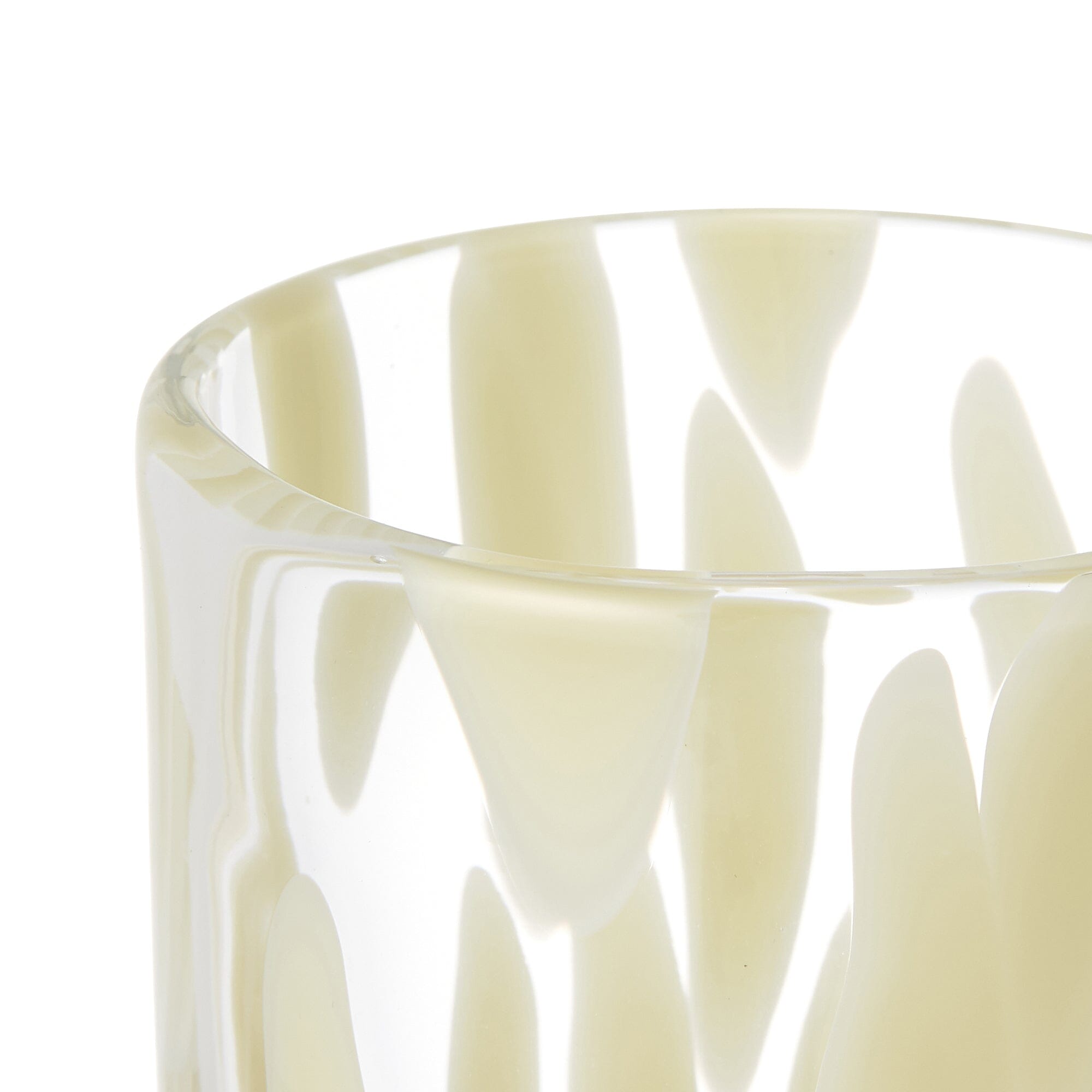Dot Pattern Flower Vase - Modern Ceramic Home Decor for Living Room, Bedroom, Office | Beige Minimalist Vase for Fresh Flowers, Artificial Plants & Centerpiece Arrangements