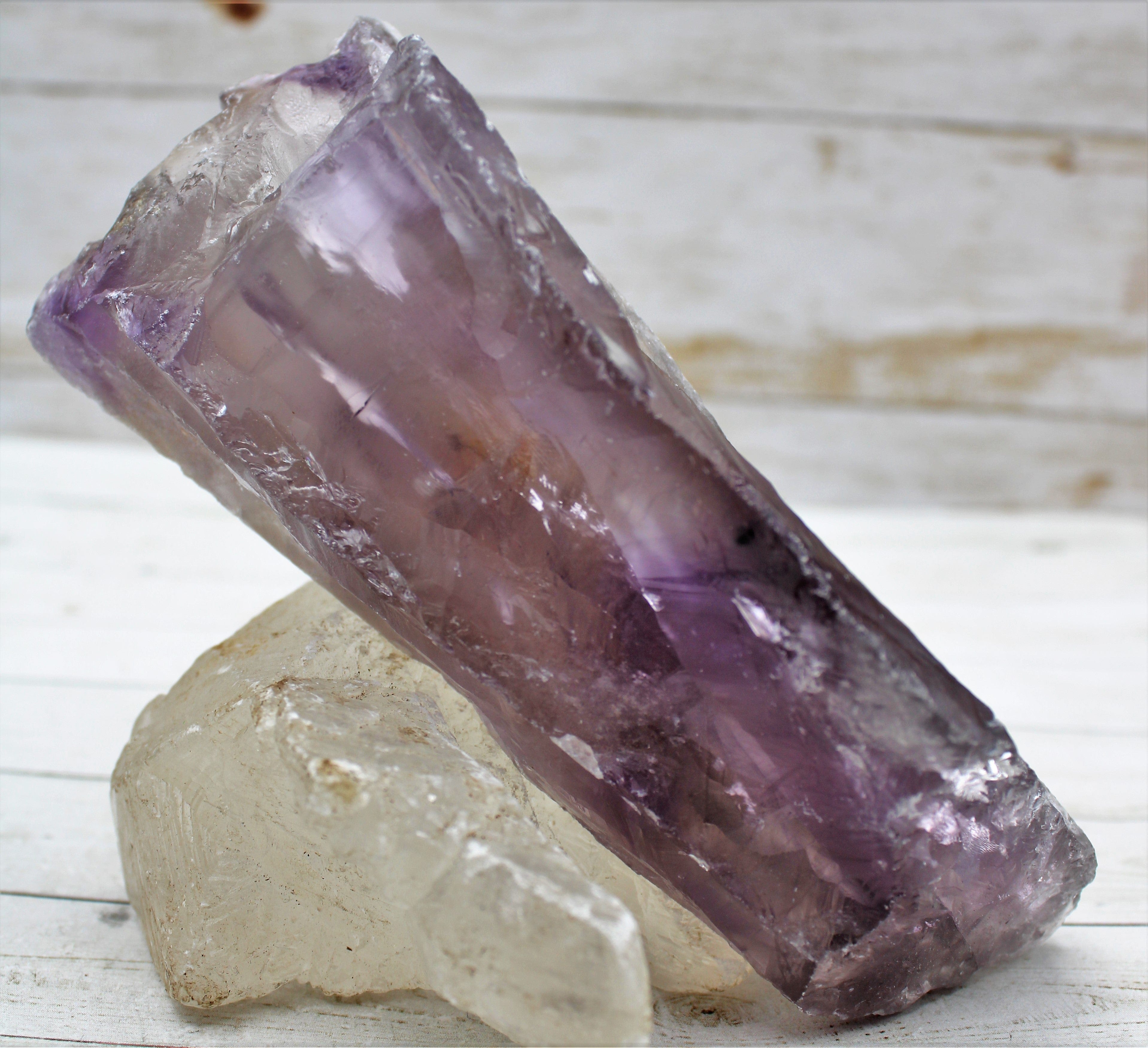 Natural Amethyst Healing Wand - Genuine Bahai Crystal for Meditation, Energy Cleansing & Chakra Balancing | Perfect for Reiki, Yoga & Spiritual Practices
