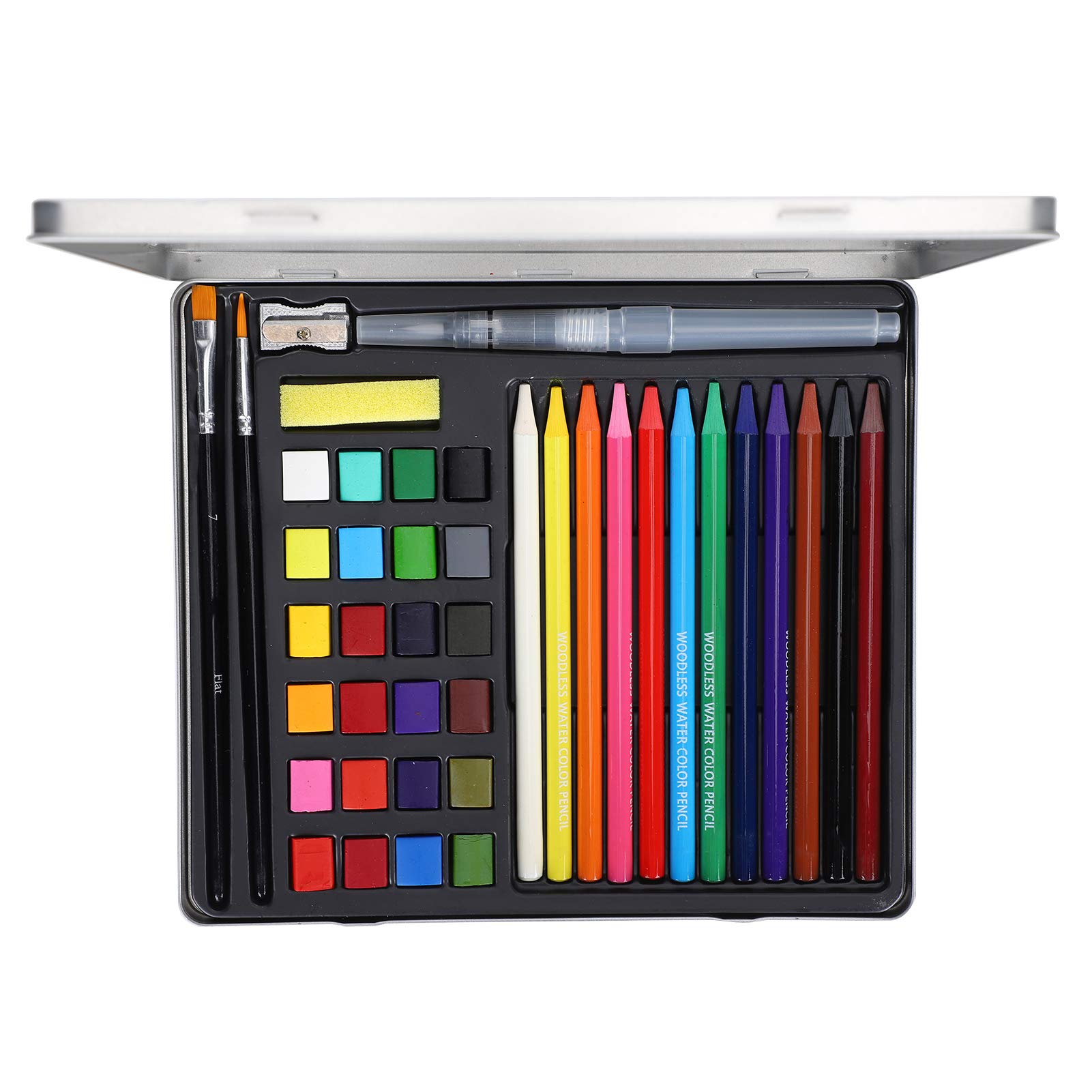 Kids Paint Set - High Purity Concentrated Solid Watercolor Paint with Excellent Solubility for Artists & Students | Perfect for School Projects, Art Classes & Creative Painting at Home