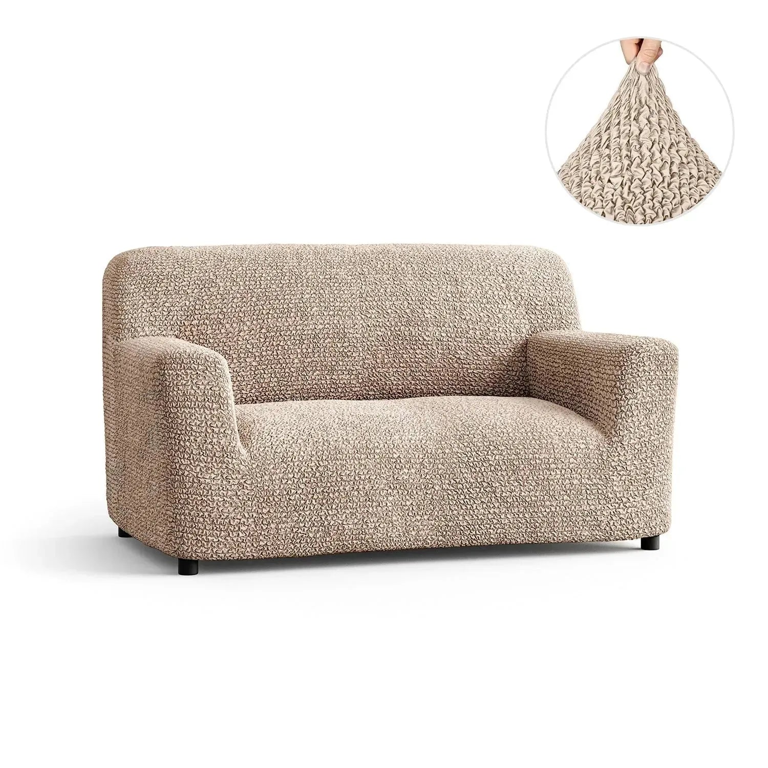 2 Seater Loveseat Slipcover - Soft Microfiber Fabric - Perfect for Living Room, Bedroom & Home Decor