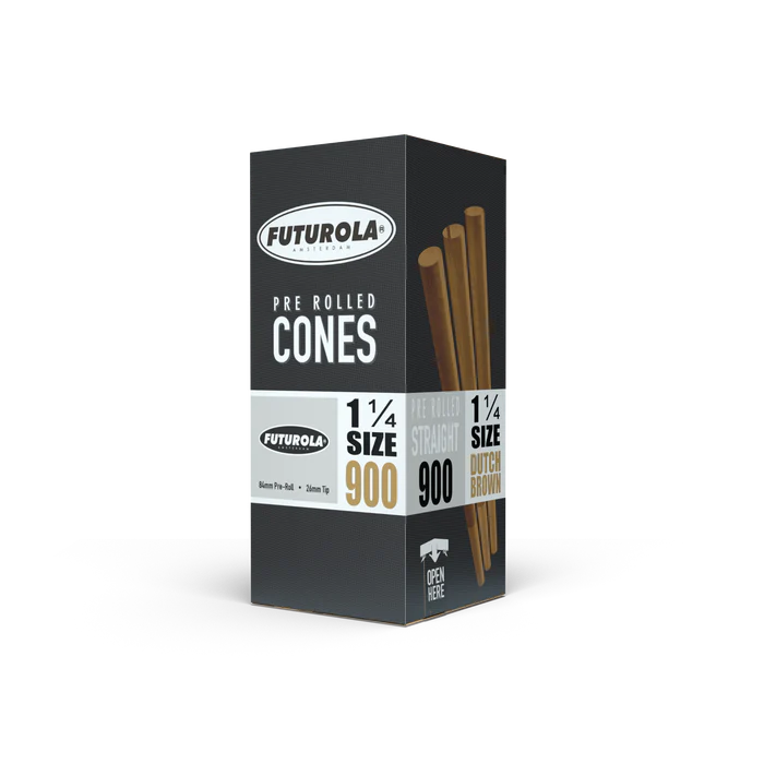Futurola Slender 1 1/4 Size 84/26 Straight Pre-Rolled Cones - Perfect for Rolling Smooth, Even Cigarettes at Home or On-the-Go