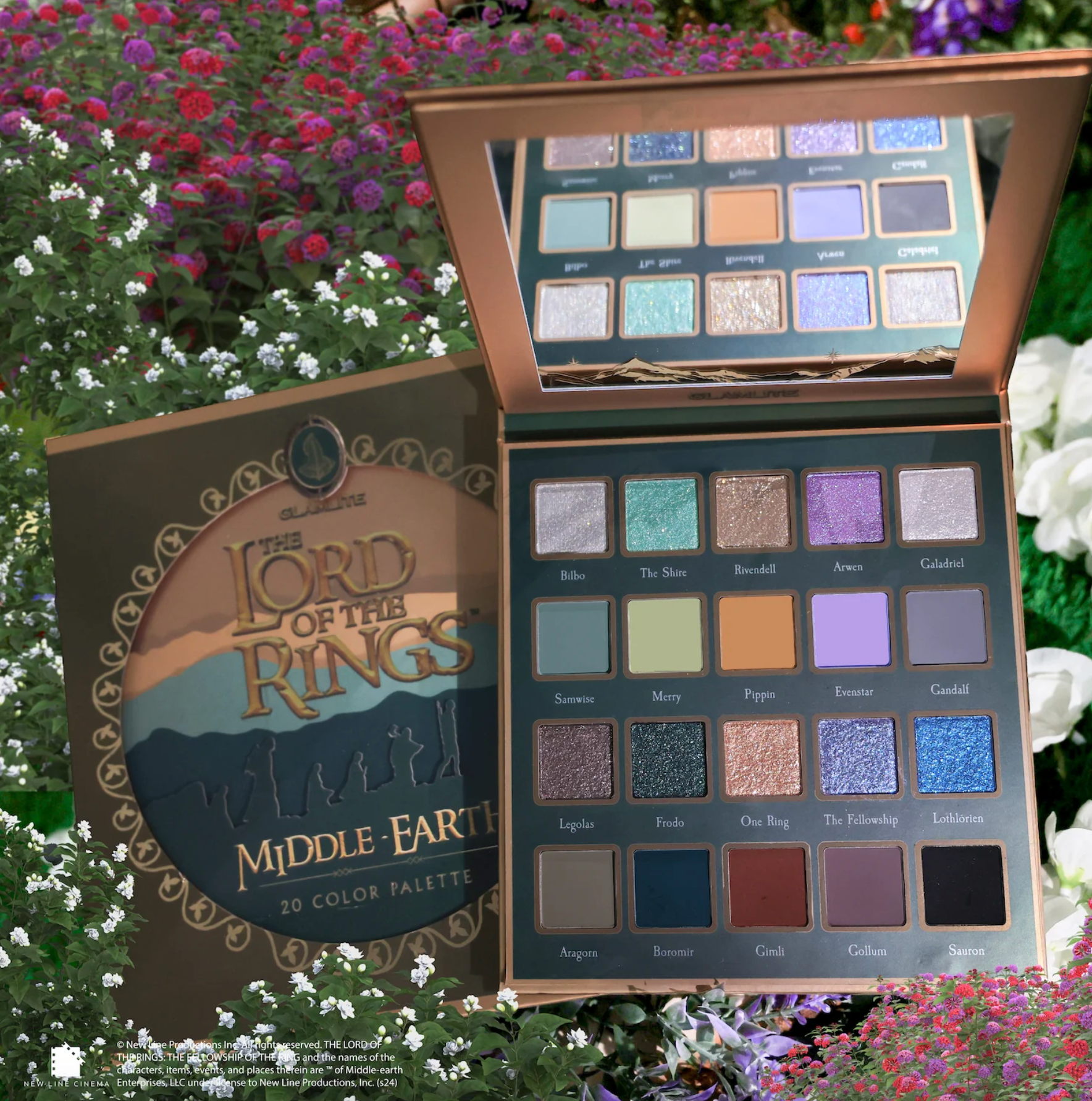 The Lord of the Rings x Glamlite PR Box Full Collection – Limited Edition Makeup Set for Fantasy & Cosplay Lovers – Perfect for Themed Parties, Halloween, and LOTR Fans