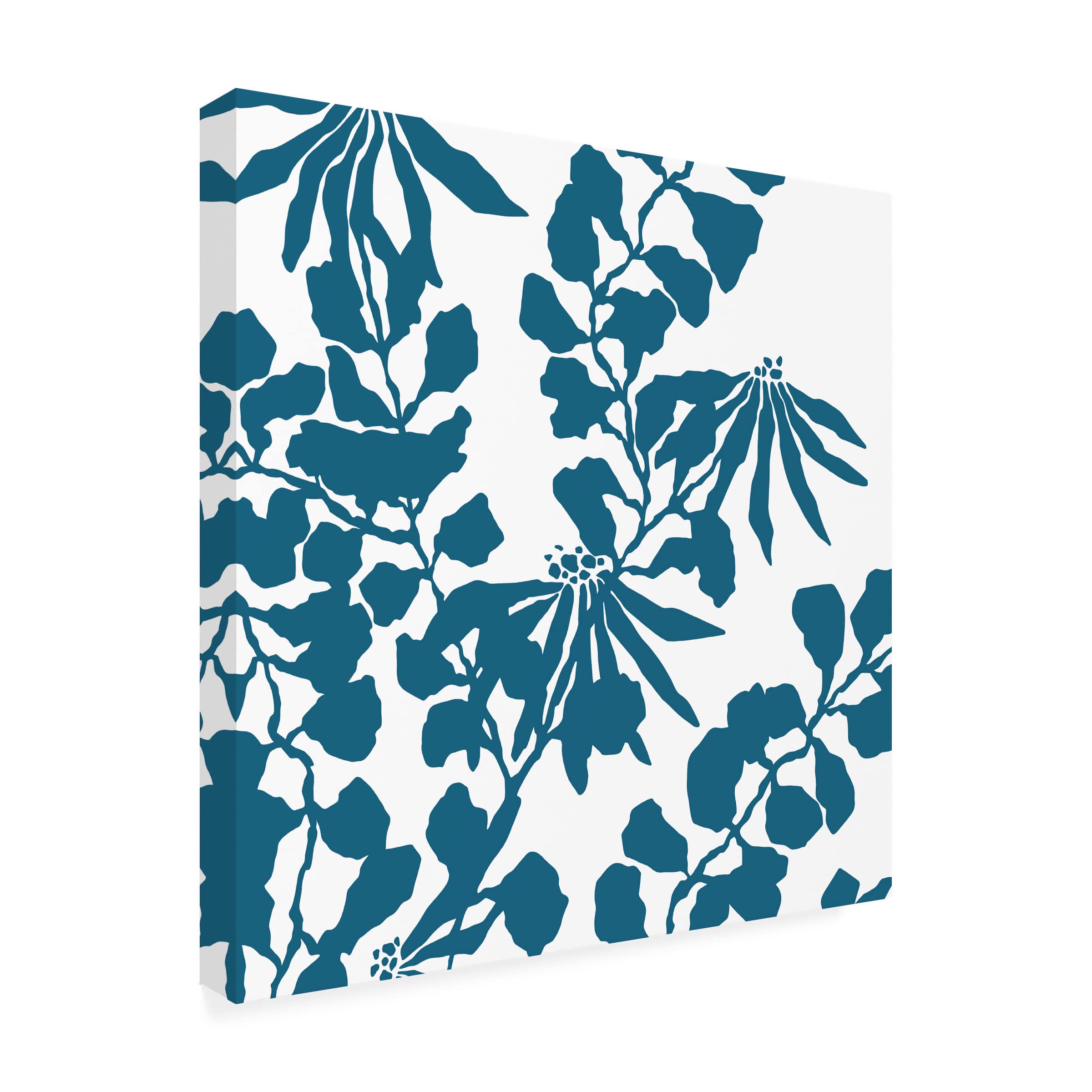 Trademark Fine Art 'Trumpetvine' Canvas Wall Art by Trish Sierer - Vibrant Floral Painting for Living Room, Bedroom & Office Decor