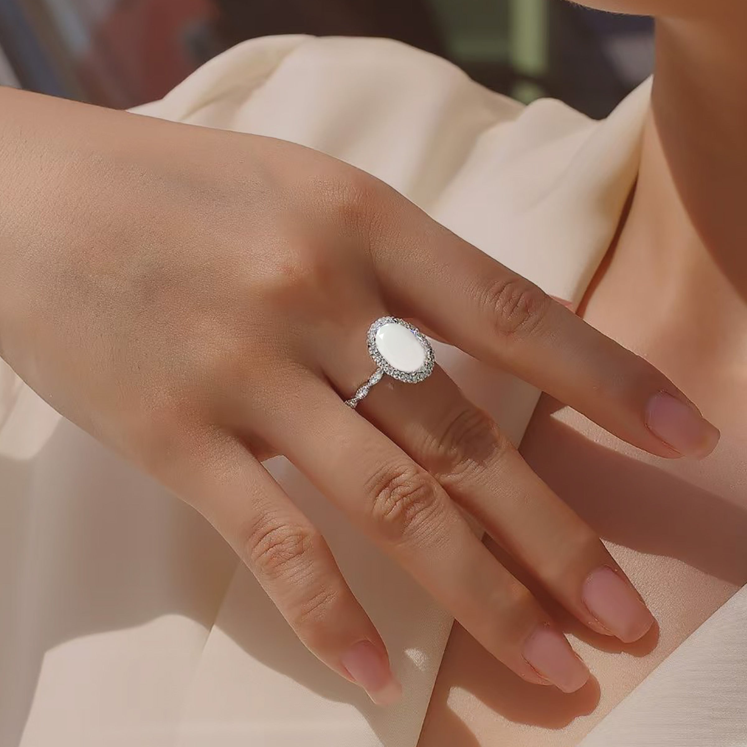 Luminous Aura Breastmilk Jewelry - Handmade Keepsake Ring for Nursing Moms - Perfect Mother's Gift & Breastfeeding Memorial Jewelry - Ideal for Postpartum, Weaning & Special Occasions